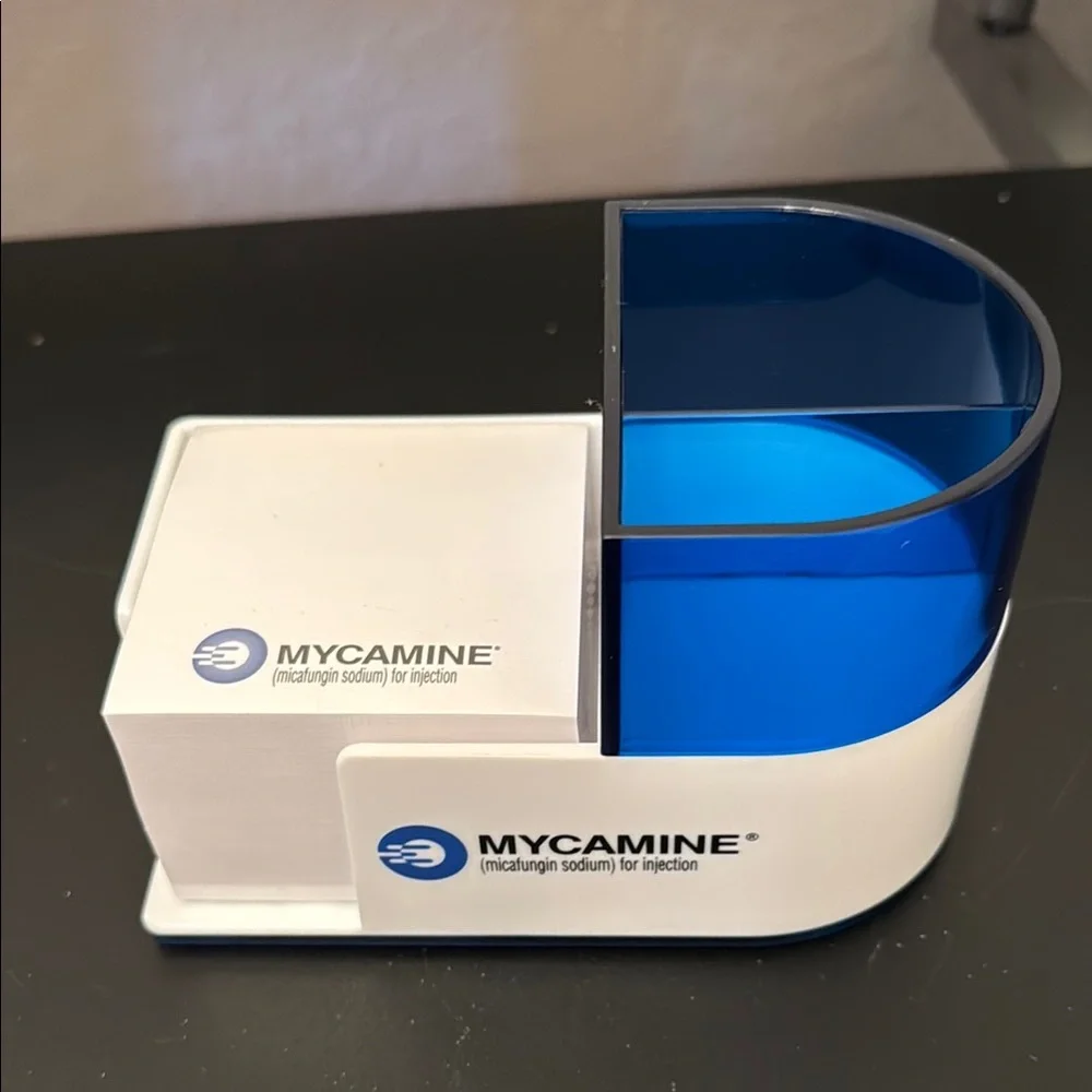 Mycamine Blue and White Desk Organizer